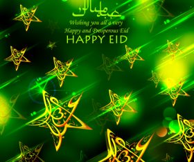 Happy and prosperous Eid mubarak background vector