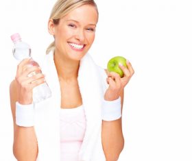 Healthy diet after exercise Stock Photo