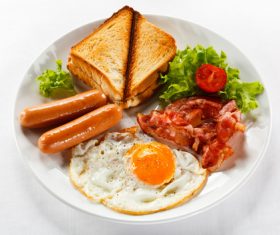 Hearty breakfast Stock Photo