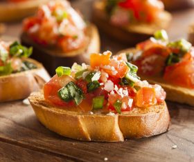 Home-made bruschetta Stock Photo 05