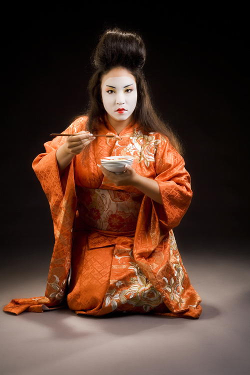 Japanese Geisha Stock Photo 04