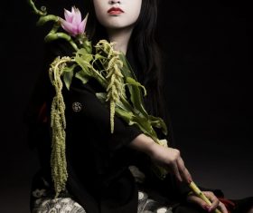 Japanese Geisha Stock Photo 05