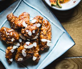 Korean fried chicken Stock Photo 02