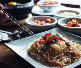 Korean mixed vegetables Stock Photo 02