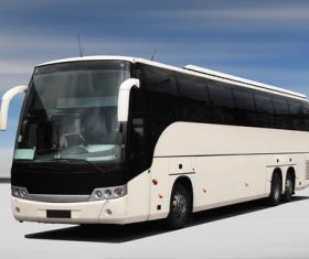 Large buses Stock Photo 04