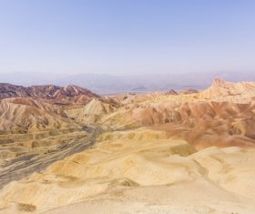 Large rocky mountain landscape Stock Photo