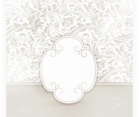 Light colored decorative background vector