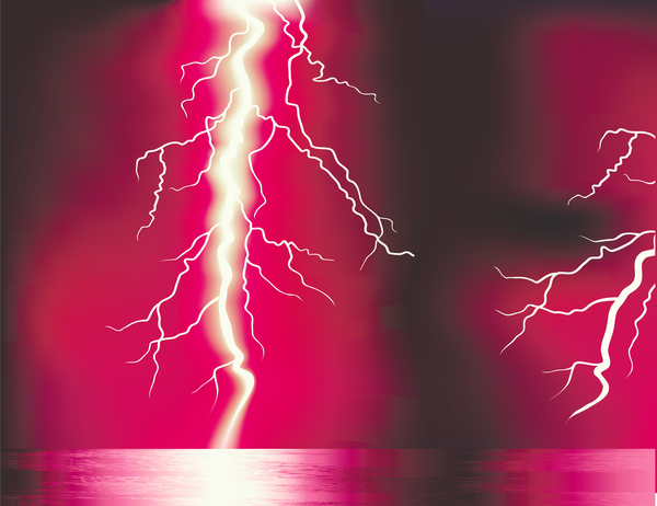 Lightning background vector material 02