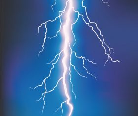Lightning background vector material 04
