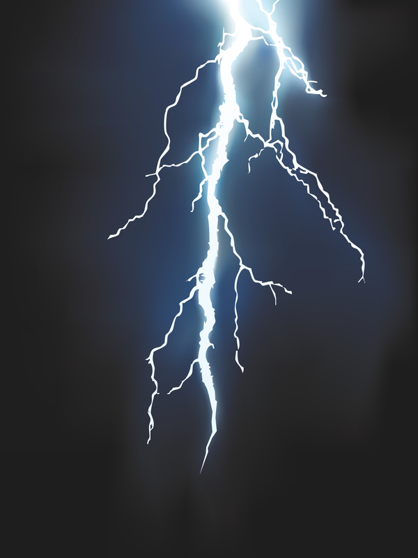 Lightning background vector material 05