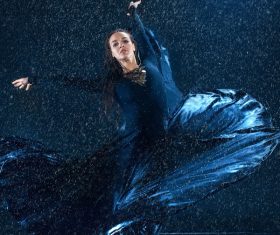 Modern dance performance artist Stock Photo 02