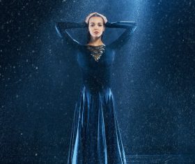 Modern dance performance artist Stock Photo 03