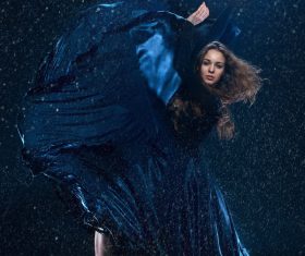 Modern dance performance artist Stock Photo 05