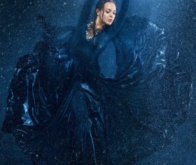 Modern dance performance artist Stock Photo 07