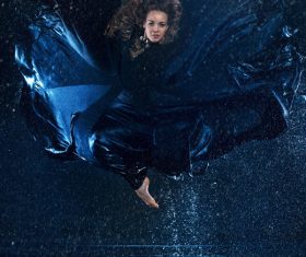 Modern dance performance artist Stock Photo 08