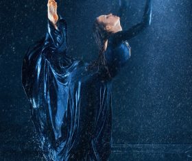 Modern dance performance artist Stock Photo 09