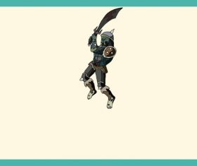 Monster Soldier vector