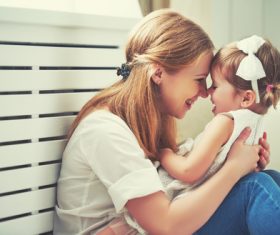 Mother playing with children Stock Photo 01