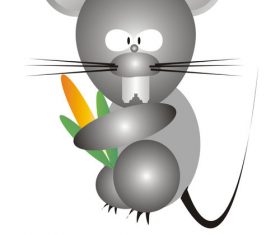 Mouse cartoon vector