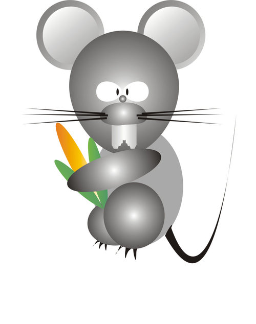 Mouse cartoon vector