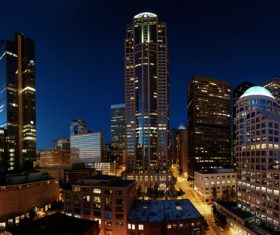 Night urban landscape Stock Photo 05