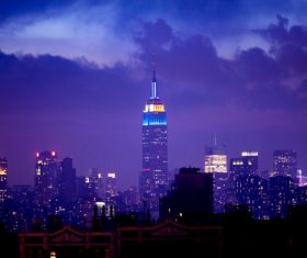 Night urban landscape Stock Photo 06