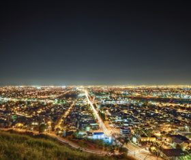 Night urban landscape Stock Photo 07