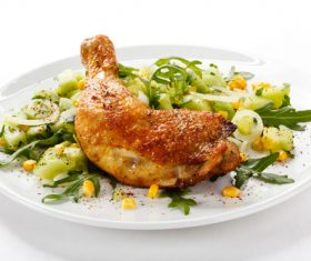 Nutrition collocation dishes Stock Photo 06