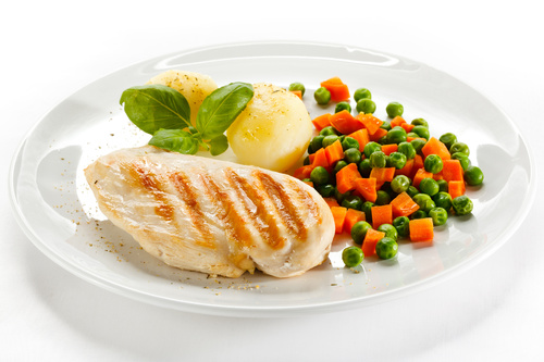 Nutrition collocation dishes Stock Photo 07