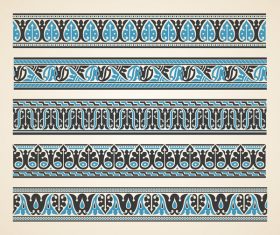 Old ornament borders vectors 02