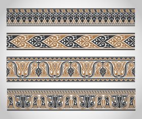 Old ornament borders vectors 03