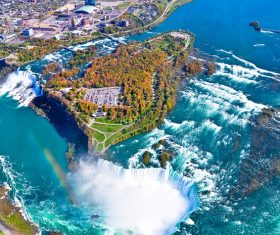 One of the worlds natural wonders Niagara Falls Stock Photo 01
