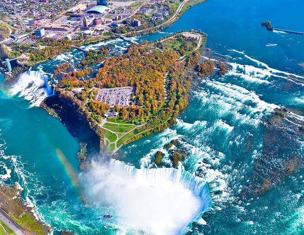 One of the worlds natural wonders Niagara Falls Stock Photo 01