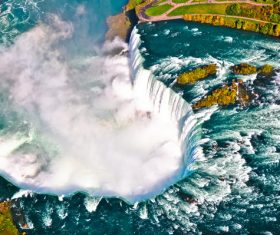 One of the worlds natural wonders Niagara Falls Stock Photo 03