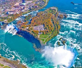One of the worlds natural wonders Niagara Falls Stock Photo 04