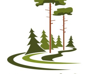 Park logos design vector set 01