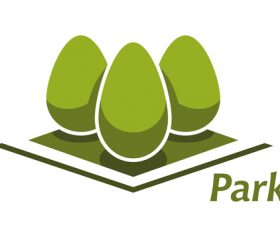 Park logos design vector set 03