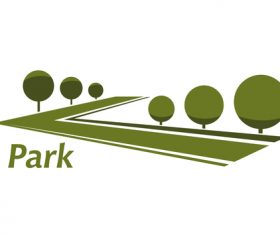 Park logos design vector set 04