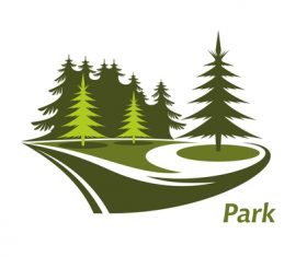 Park logos design vector set 09 free download
