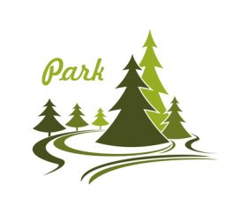 Park logos design vector set 09 free download