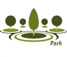 Park logos design vector set 08