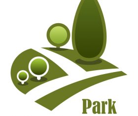 Park logos design vector set 10