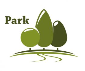 Park logos design vector set 11