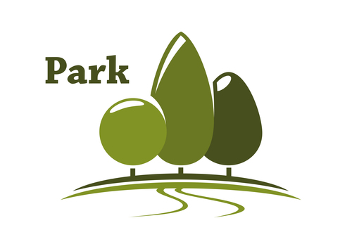 Park logos design vector set 11