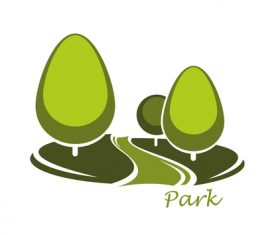 Park logos design vector set 13