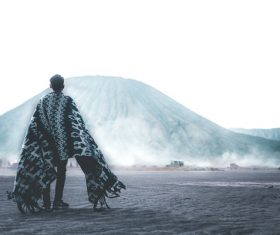 People dressed in traditional African clothes Stock Photo