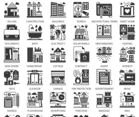Perfect Line icons - Real Estate