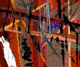 Pop graffiti elements background design vector 02