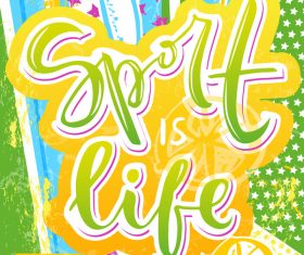 Pop sport poster template vector 05