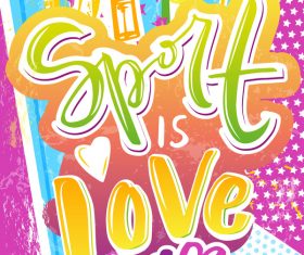 Pop sport poster template vector 06